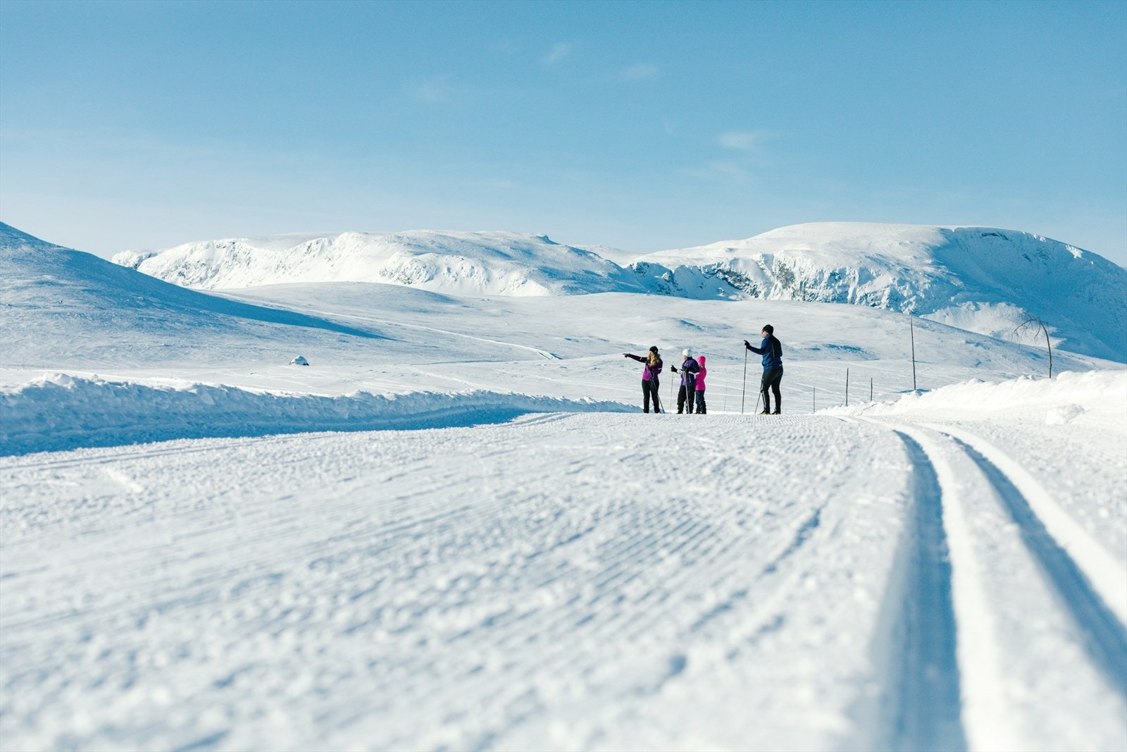 Langrenn. Foto: aul Lockhart - Visiti Geilo Galleribilde