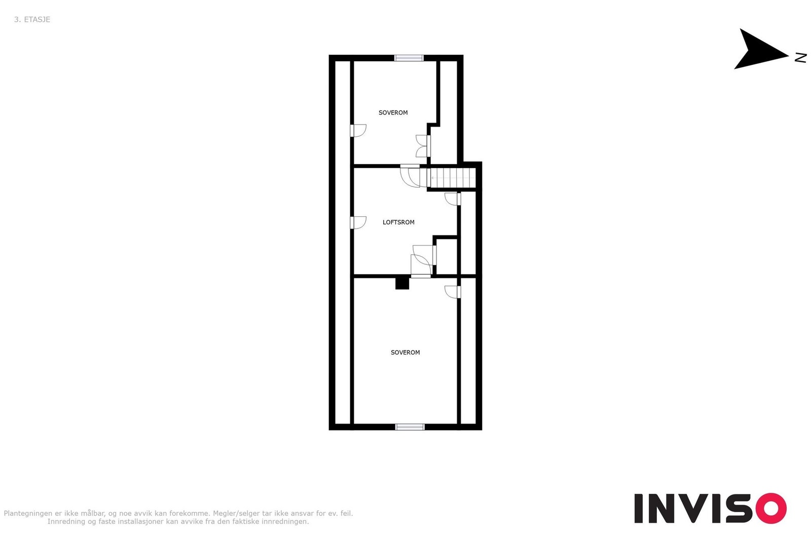 Plantegning loft - hovedhytte Galleribilde