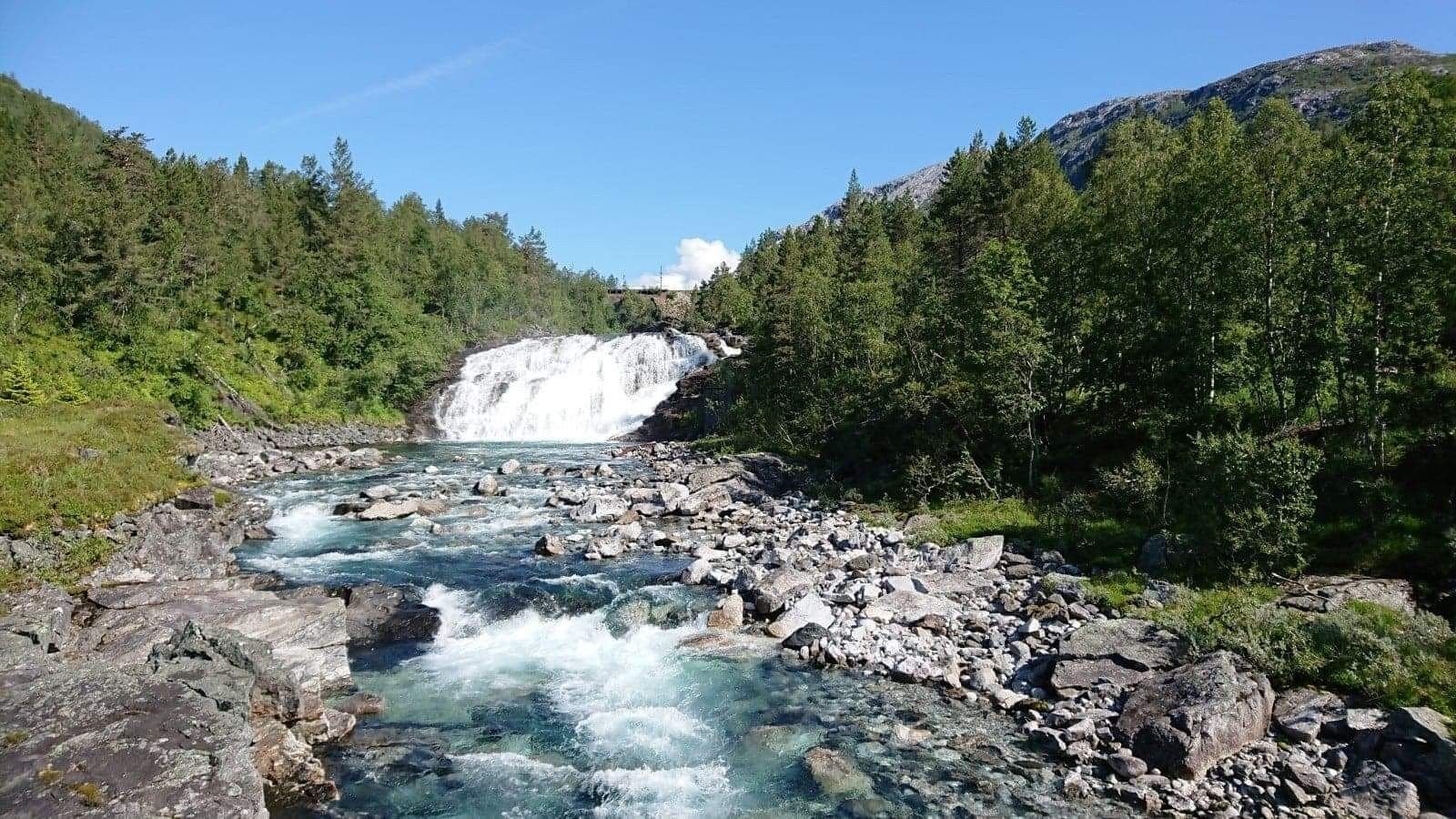 Rjoanfossen på Mjølfjell Galleribilde