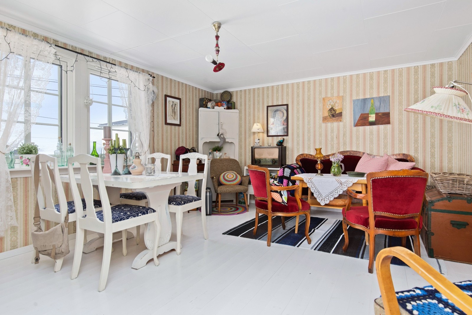 Bæstermorstua er holdt i tilnærmet original stil. Sjarmerende og koselig. Galleribilde