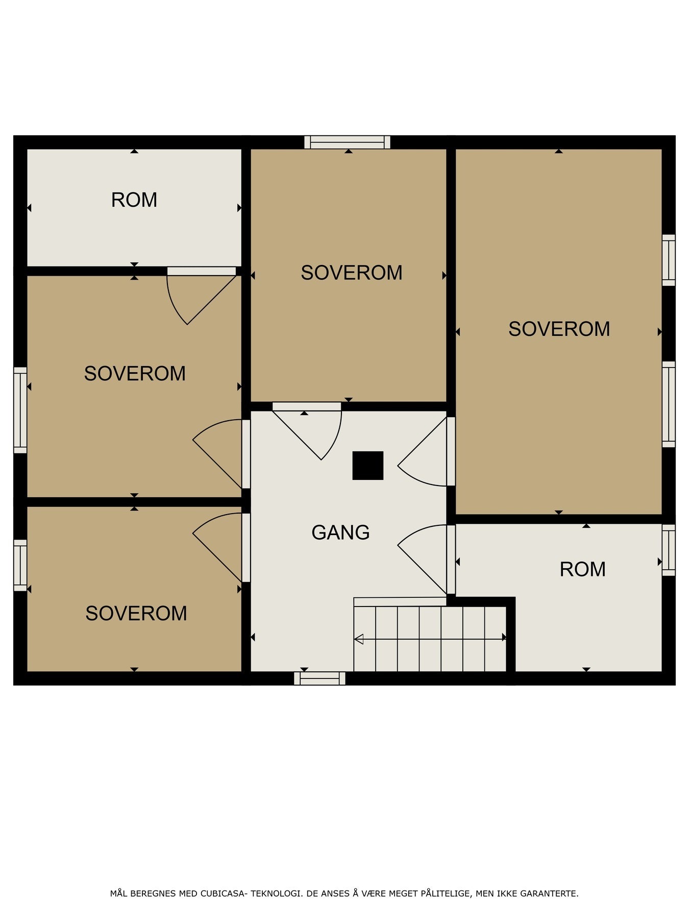Plantegning loft Galleribilde