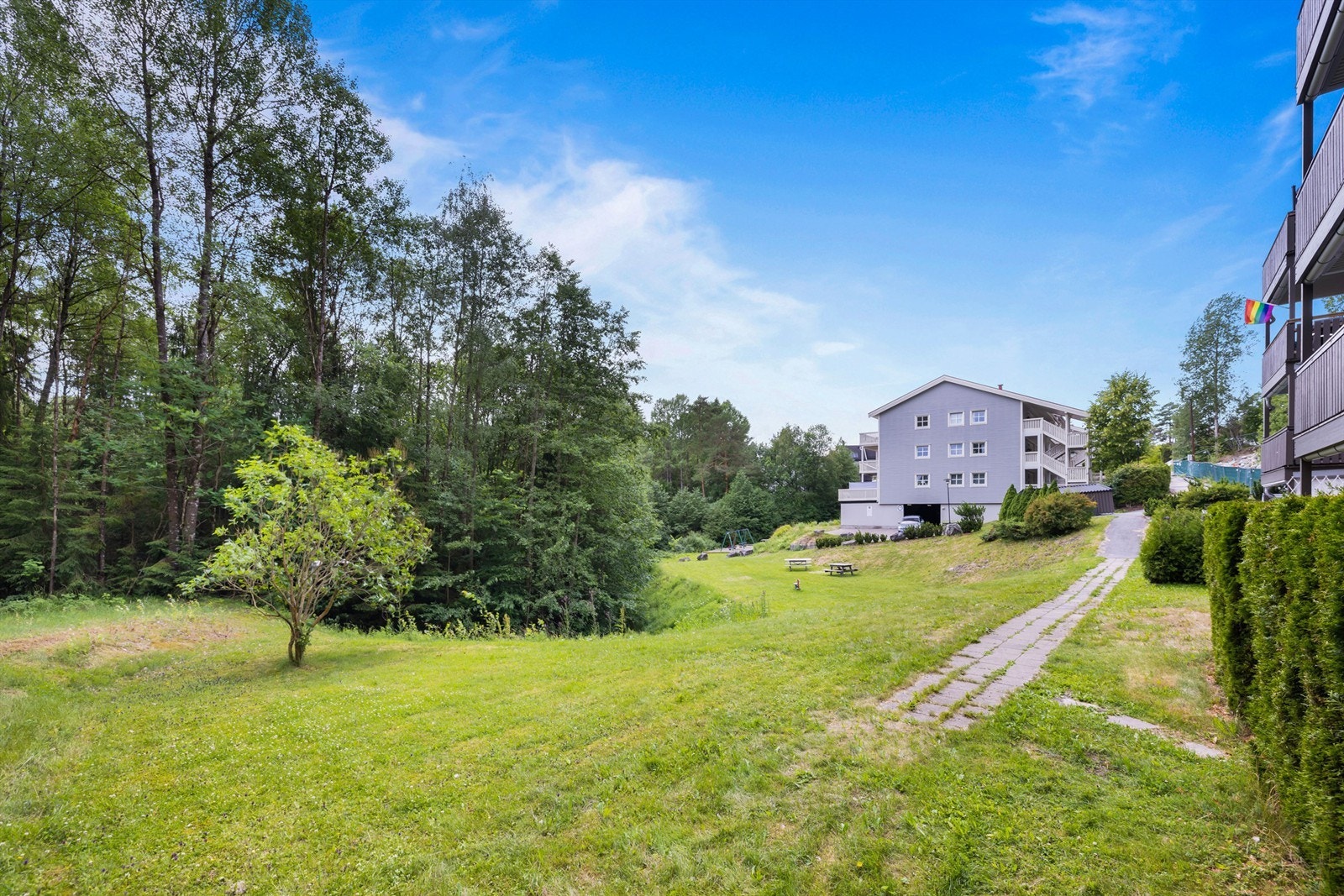 Pent opparbeidet fellesareal. Galleribilde