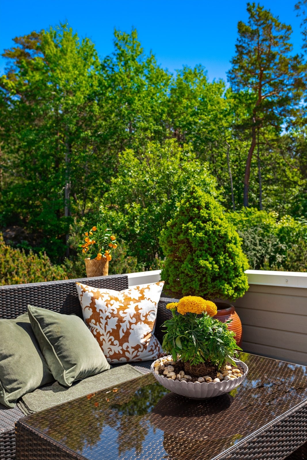 Endebeliggenheten sørger for et naturskjønt utsyn Galleribilde