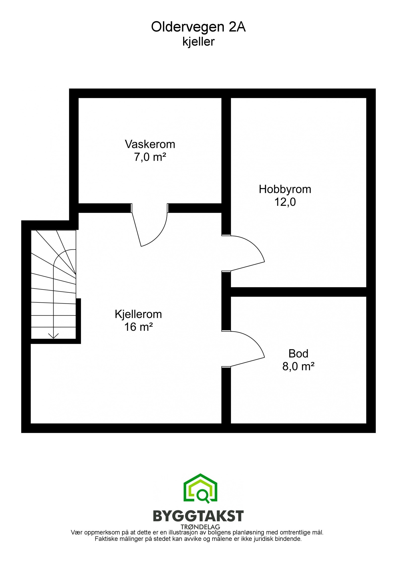 Plantegning - kjeller Galleribilde
