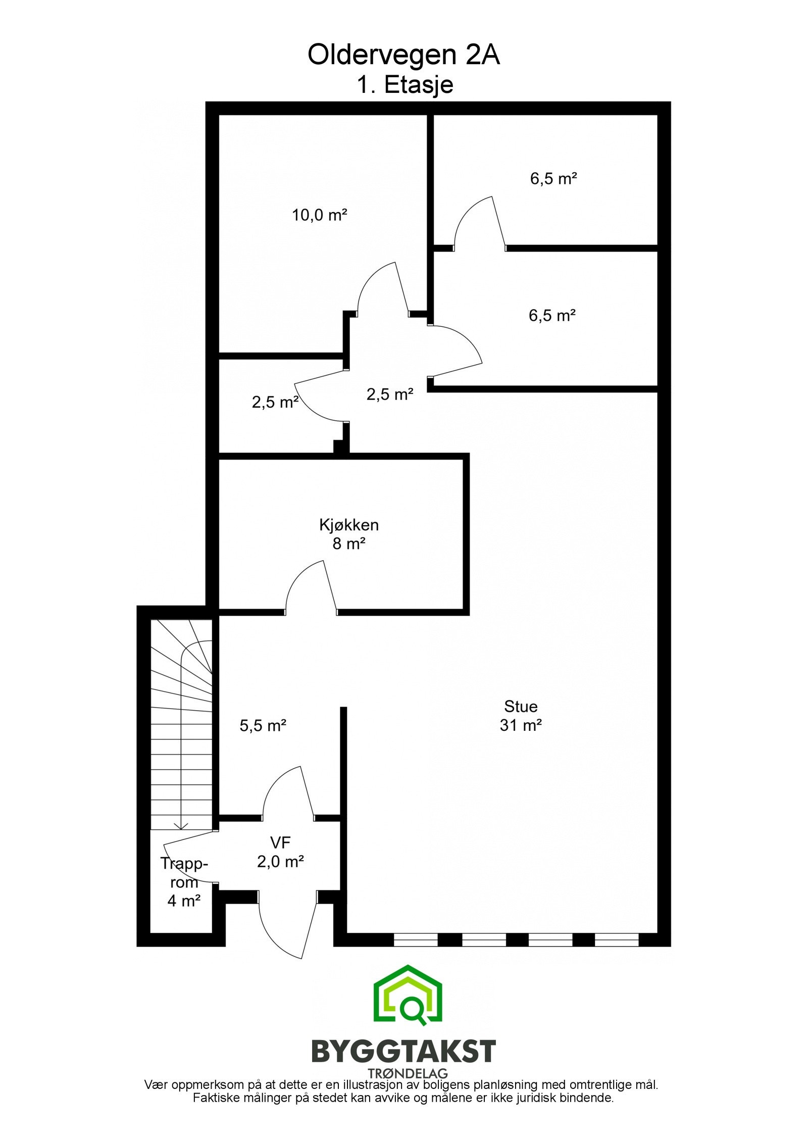 Plantegning - 1. Etasje Galleribilde