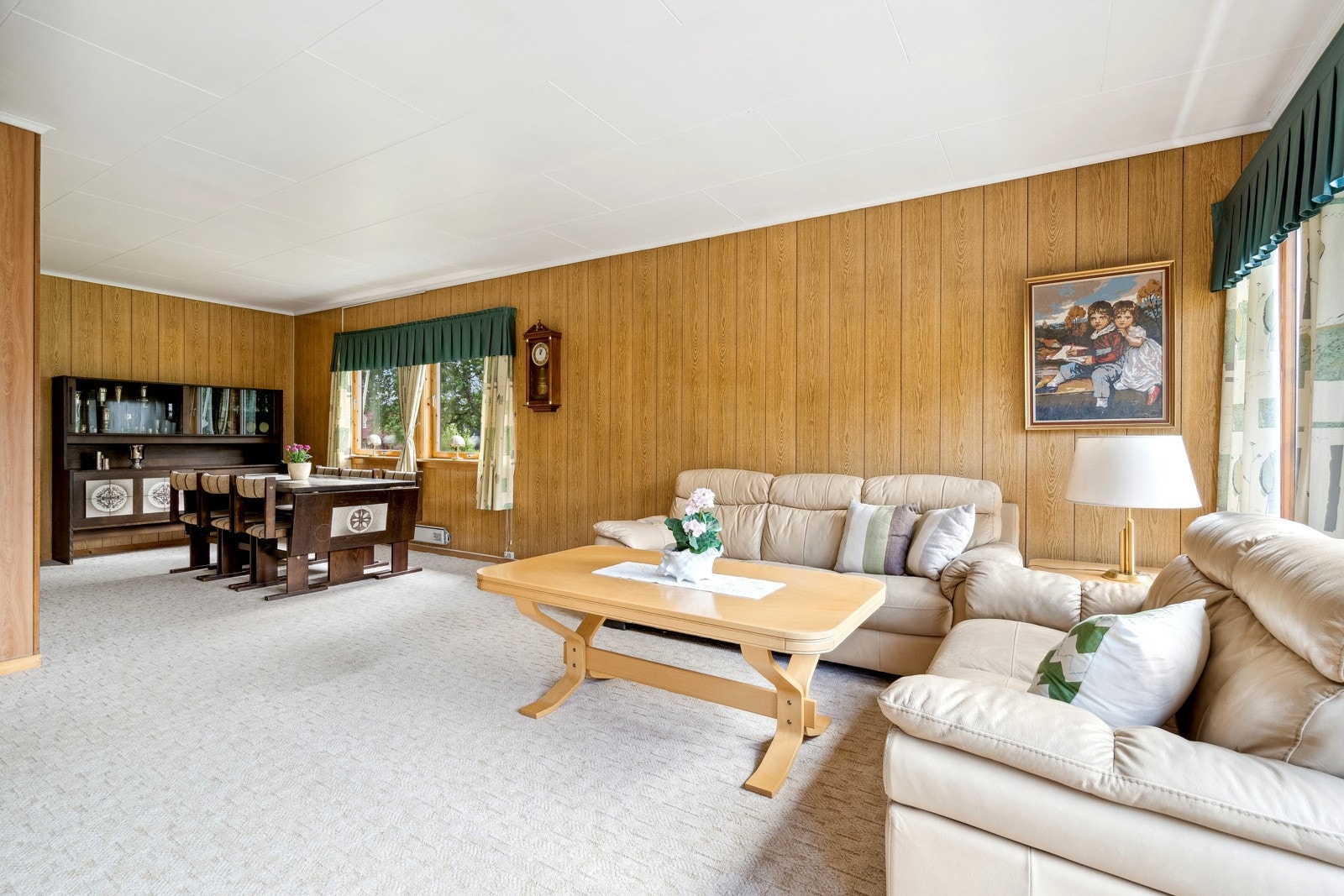 Stuen er oppmålt til 31 kvadratmeter. Galleribilde