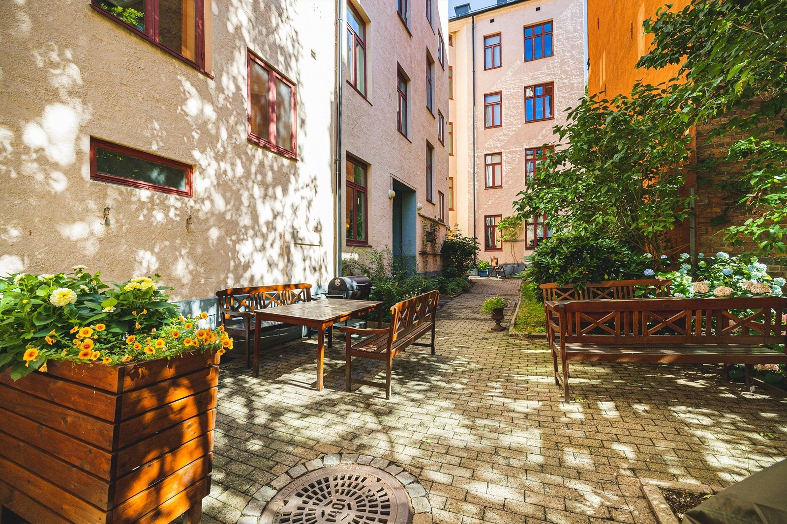 Meget koselig og pent opparbeidede fellesarealer Galleribilde