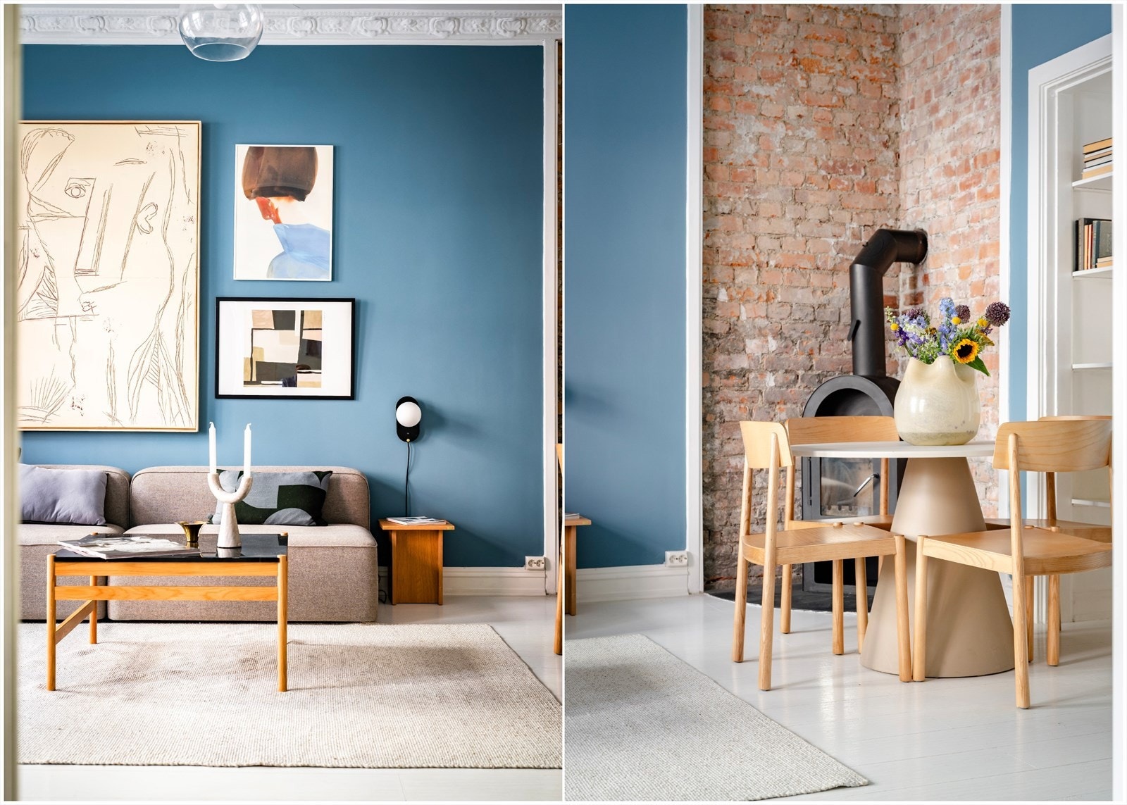 Dette er en nydelig og romslig 2-roms (56 kvm.) med god takhøyde og supersentral beliggenhet Galleribilde