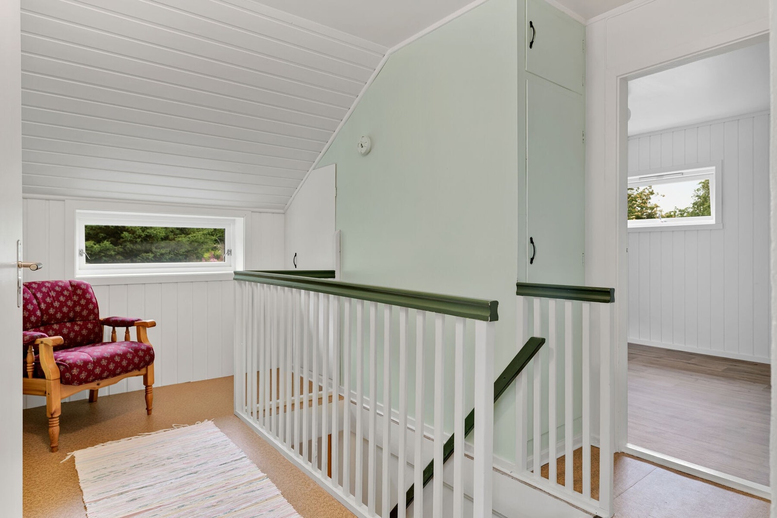 Trappegang loftsetasje. Galleribilde