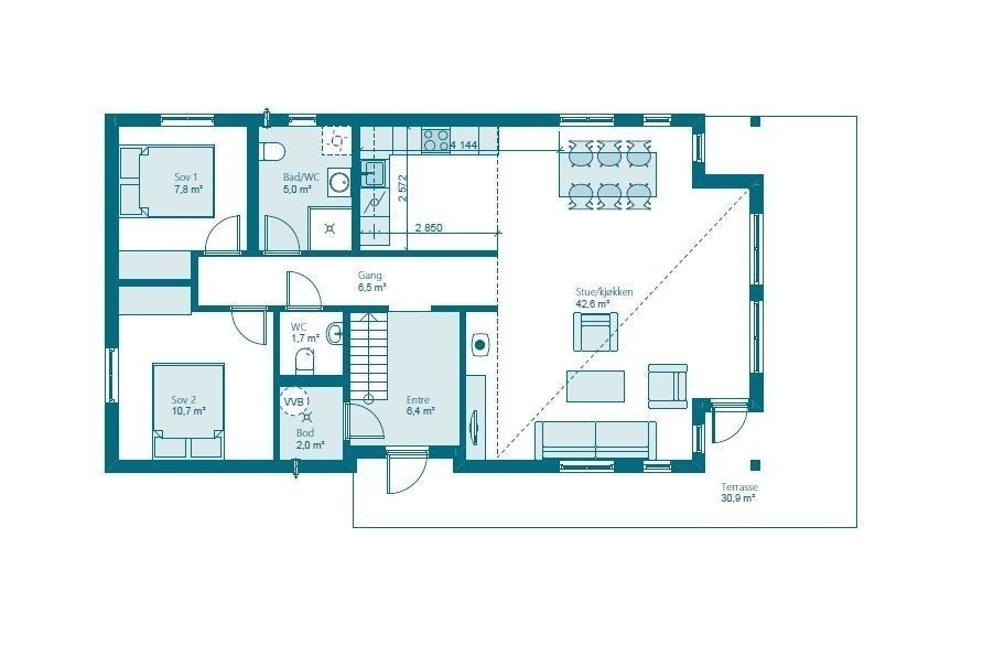 Grunnplan Galleribilde