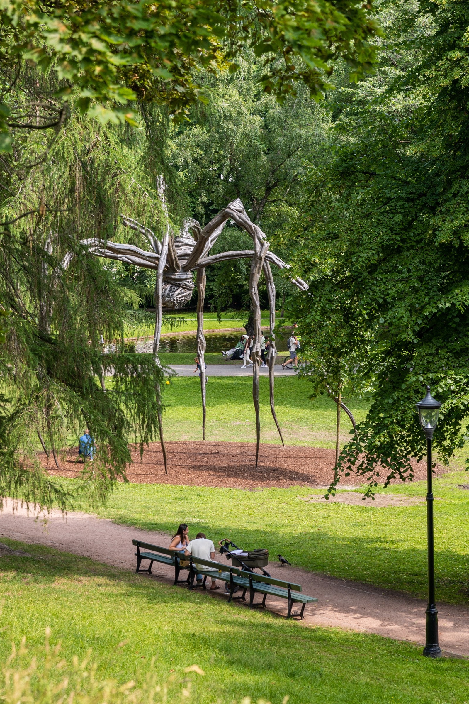 Slottsparken. Galleribilde