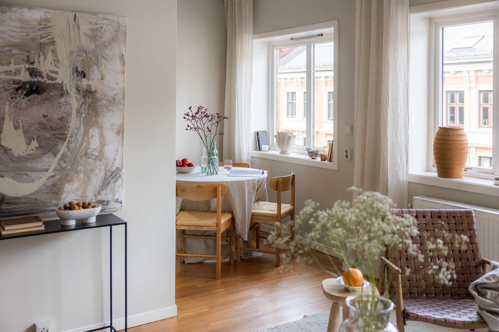 A-konto fyring og varmtvann inkludert i fellesutgiftene. Galleribilde