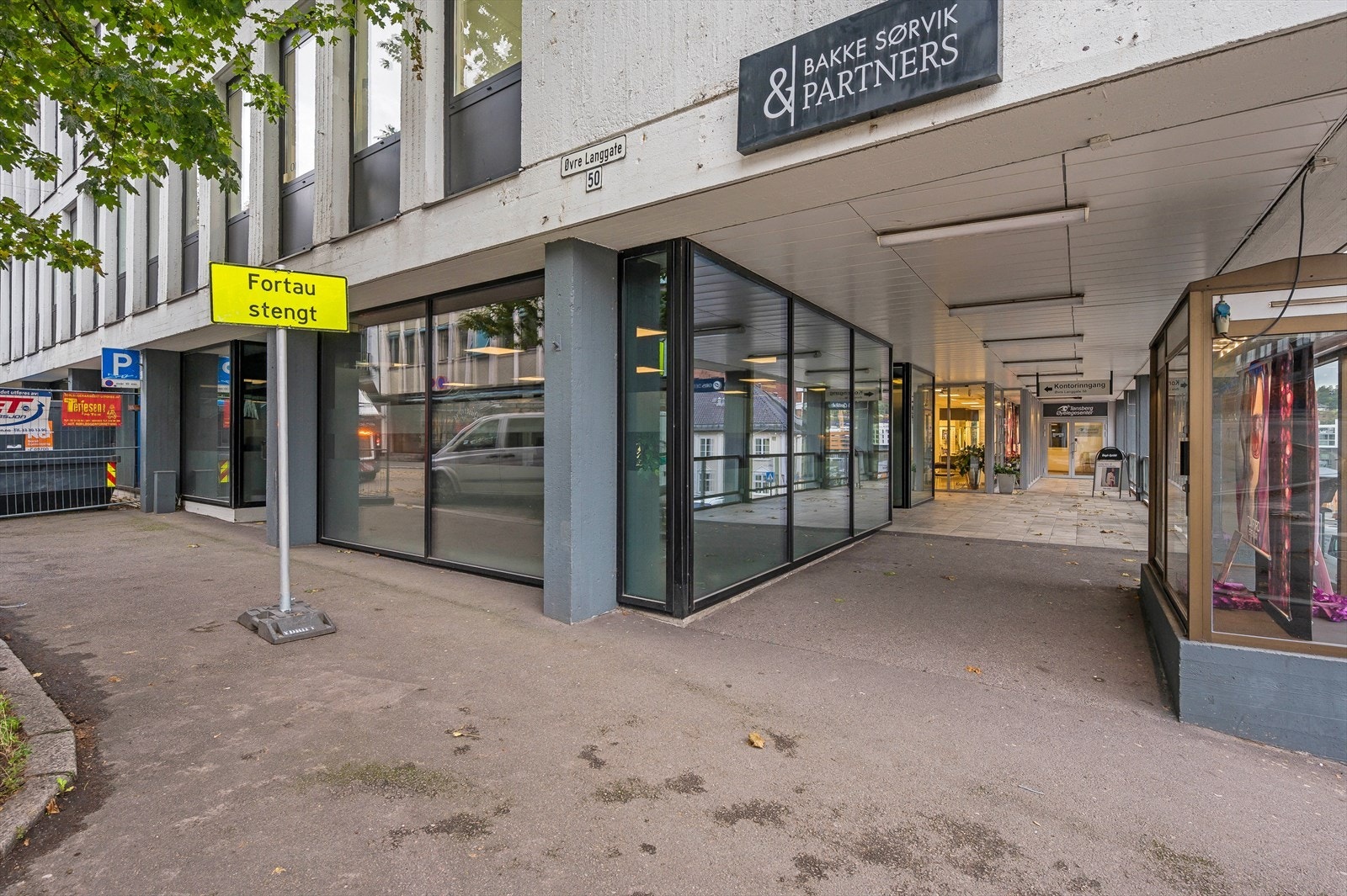 Fasade ledig lokale Galleribilde