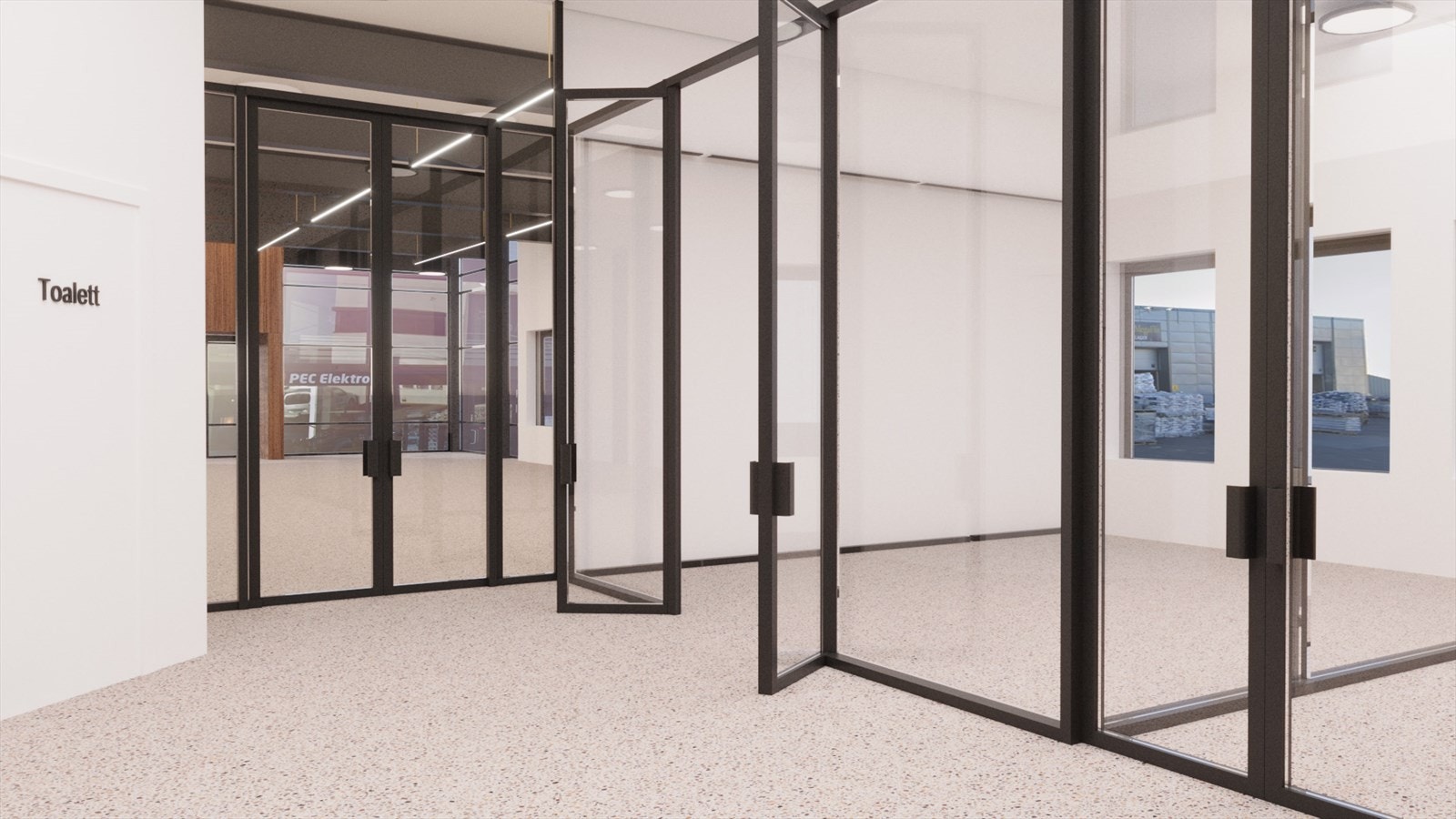 Illustrasjon oppusset lokale Galleribilde