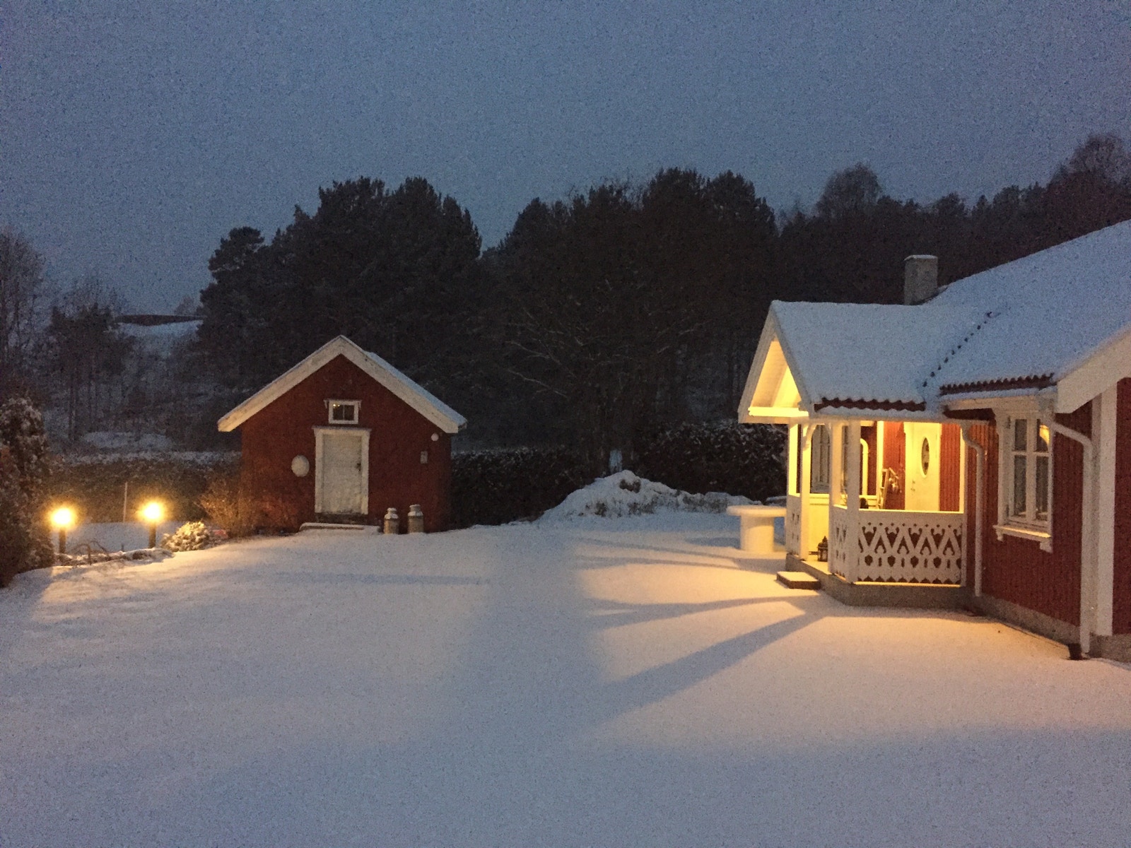 Vinterstemning Galleribilde