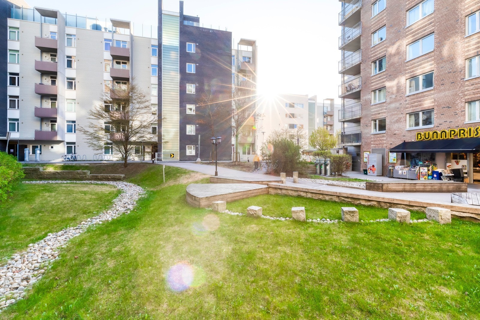 Uteområdet i sameiet Galleribilde