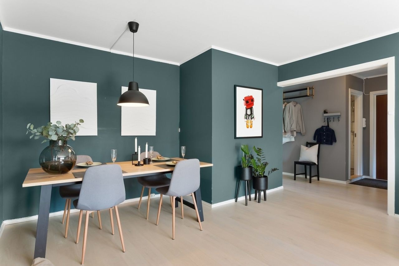 Leiligheten leies ut umøblert - leiligheten blir malt i nye og friske farger i uke 50 Galleribilde