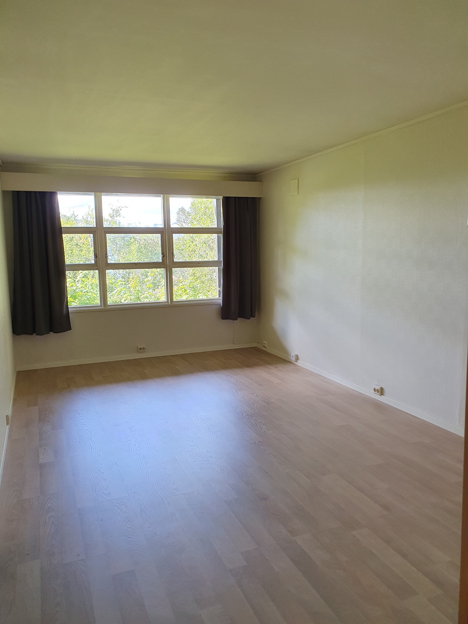 Stue med god plass til spisebord og sofa Galleribilde