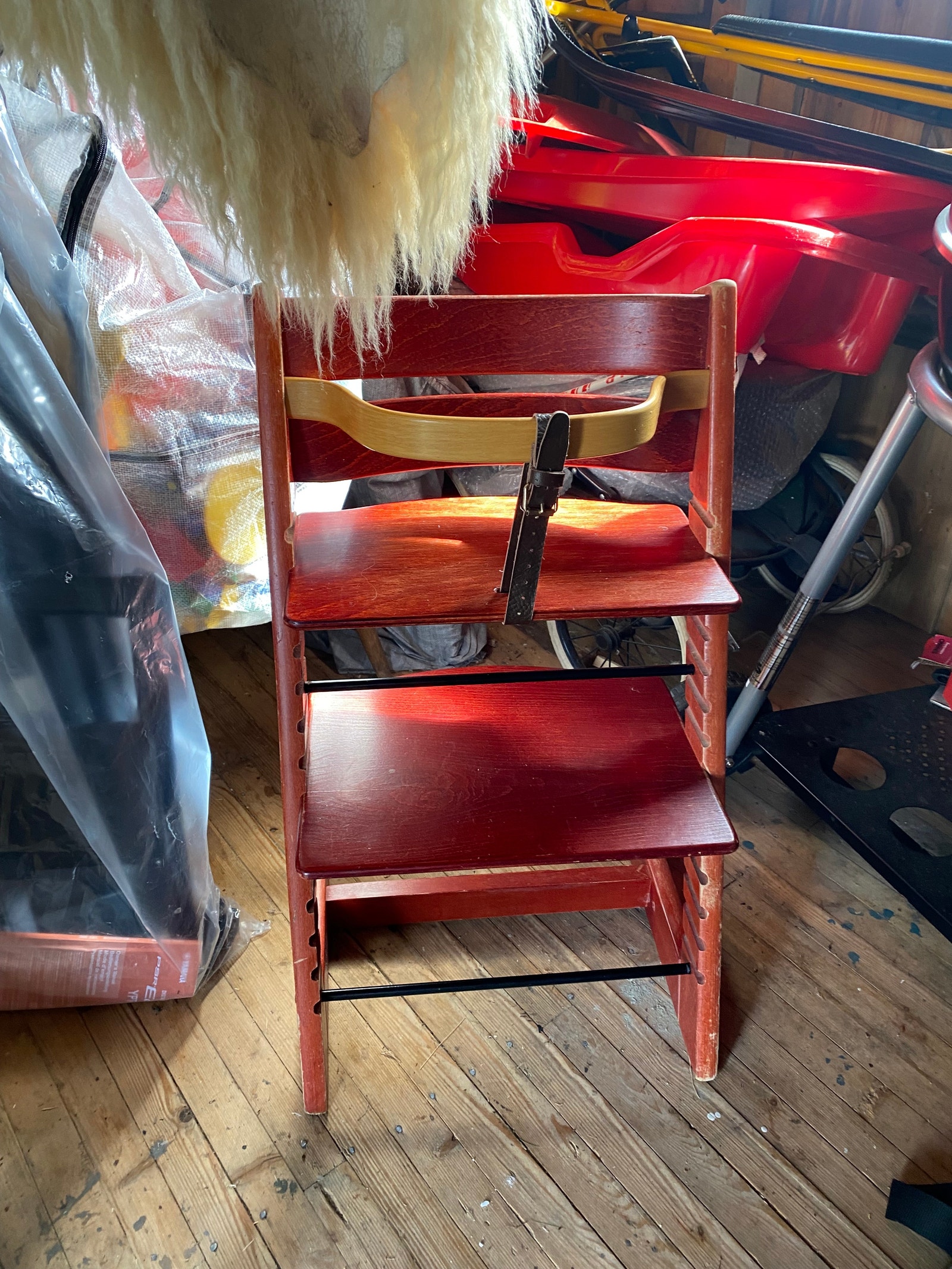 Stokke tripptrapp stol Galleribilde