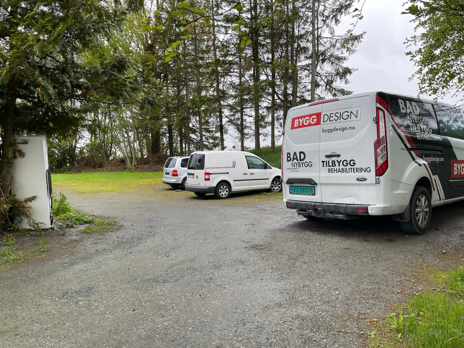 Felles parkeringsplass Galleribilde