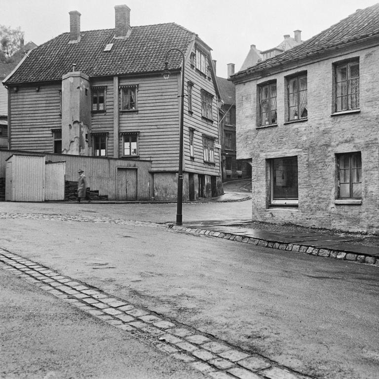 Historisk gate Galleribilde