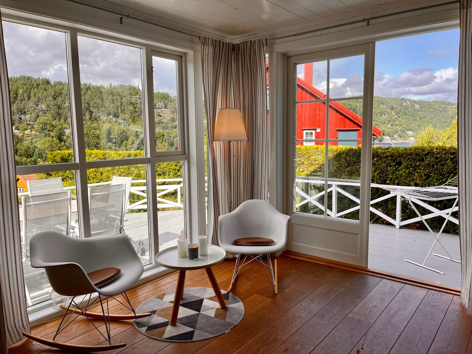 Sittegruppe med utsikt Galleribilde