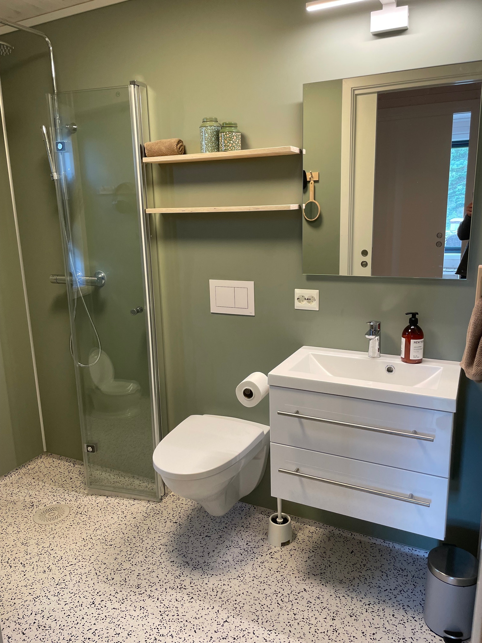 Bad hytte Galleribilde