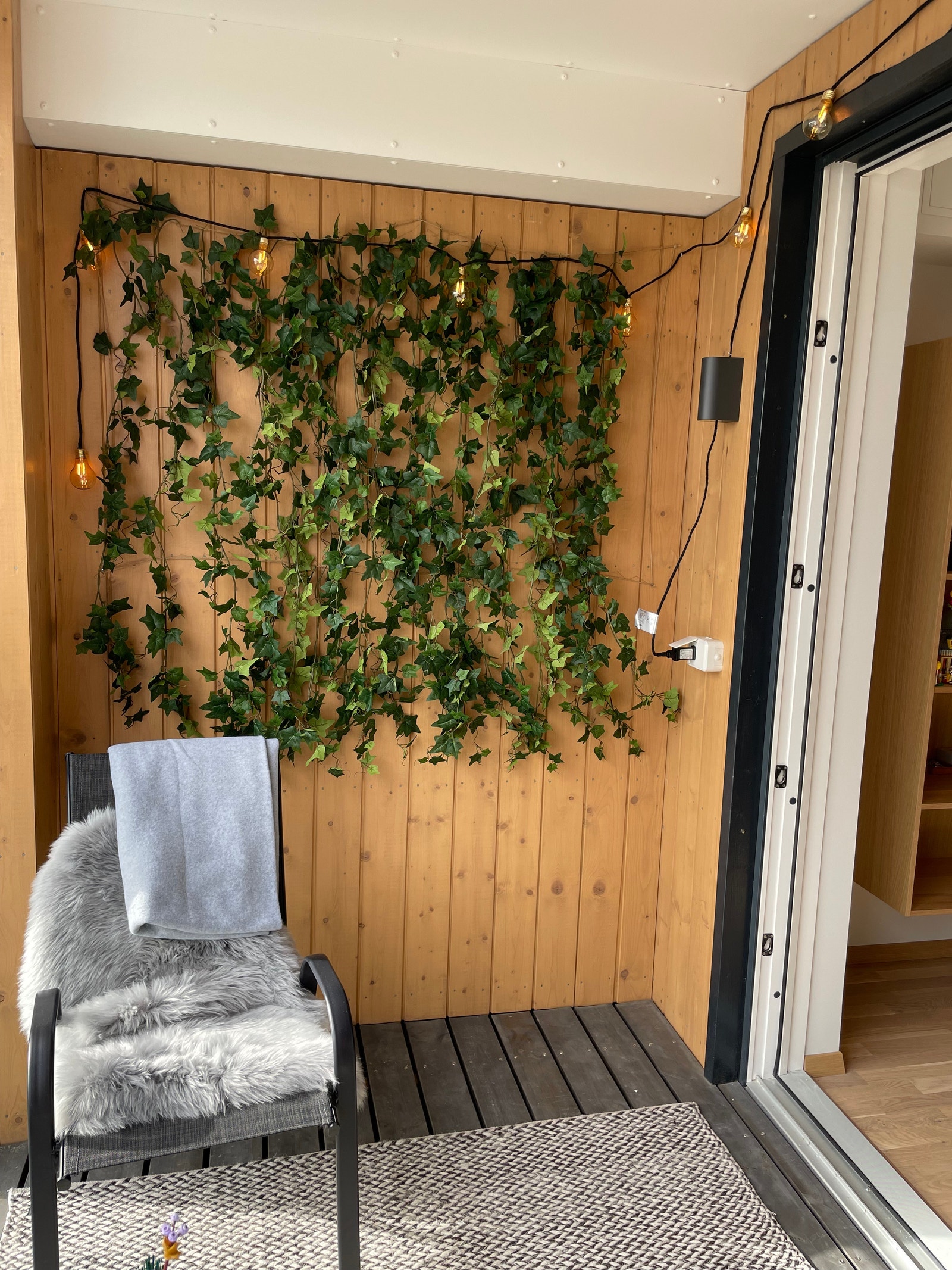 Innglasset balkong Galleribilde