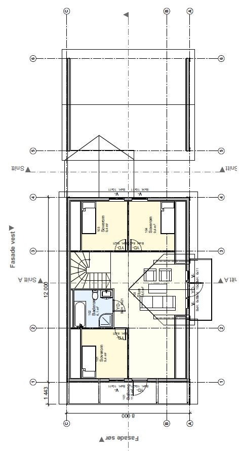 Plantegning 2. etg. Galleribilde