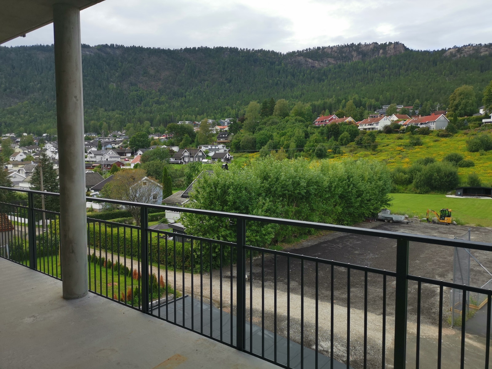 Svalgang til takterrasse Galleribilde