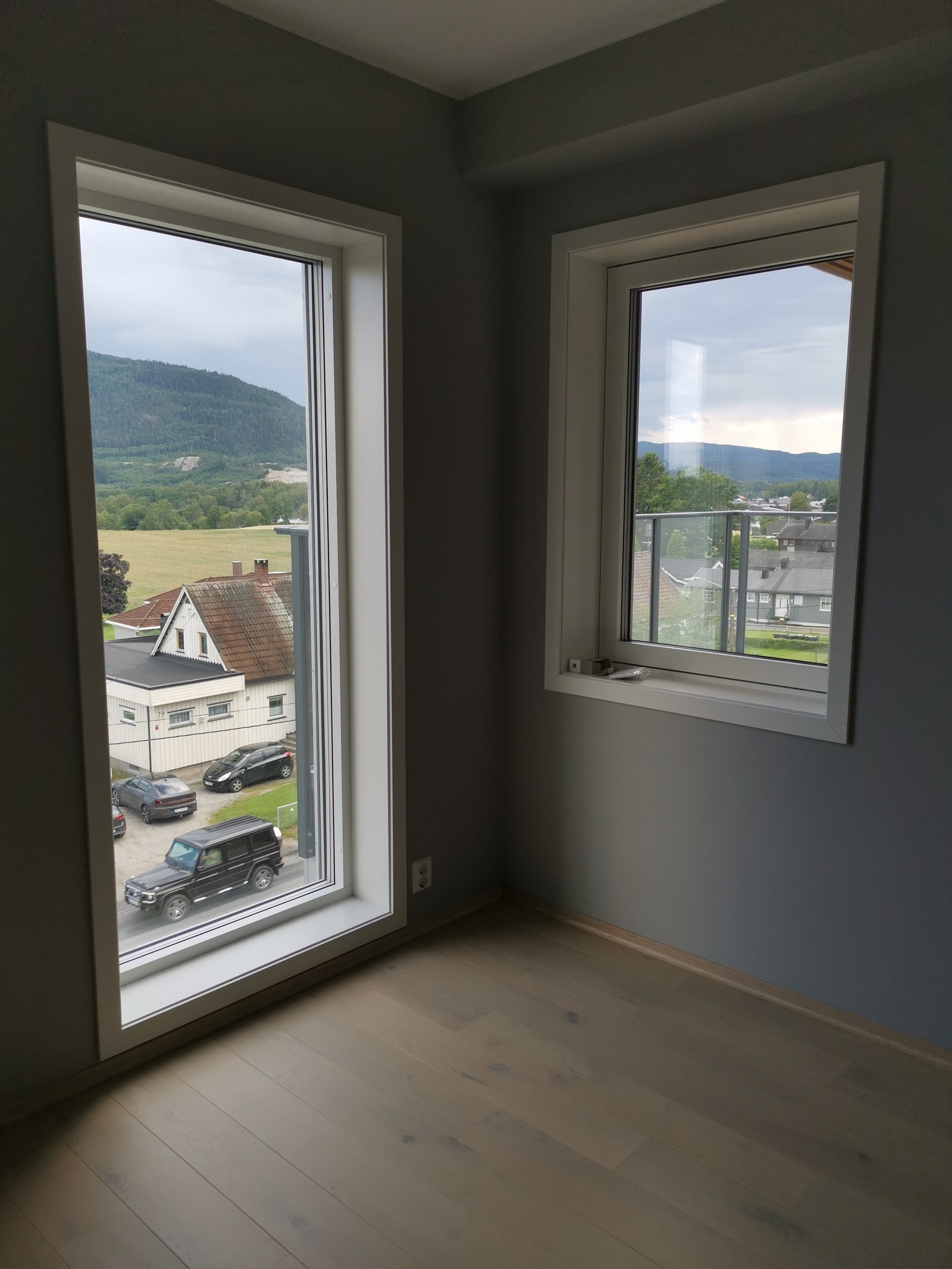 Utsikt fra det lille soverommet Galleribilde