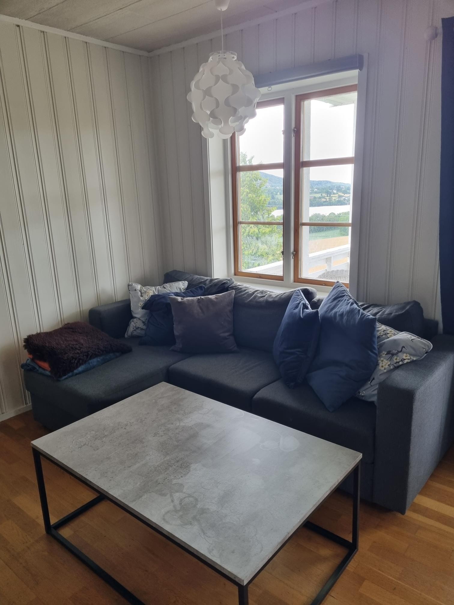 Stue med utsikt Galleribilde