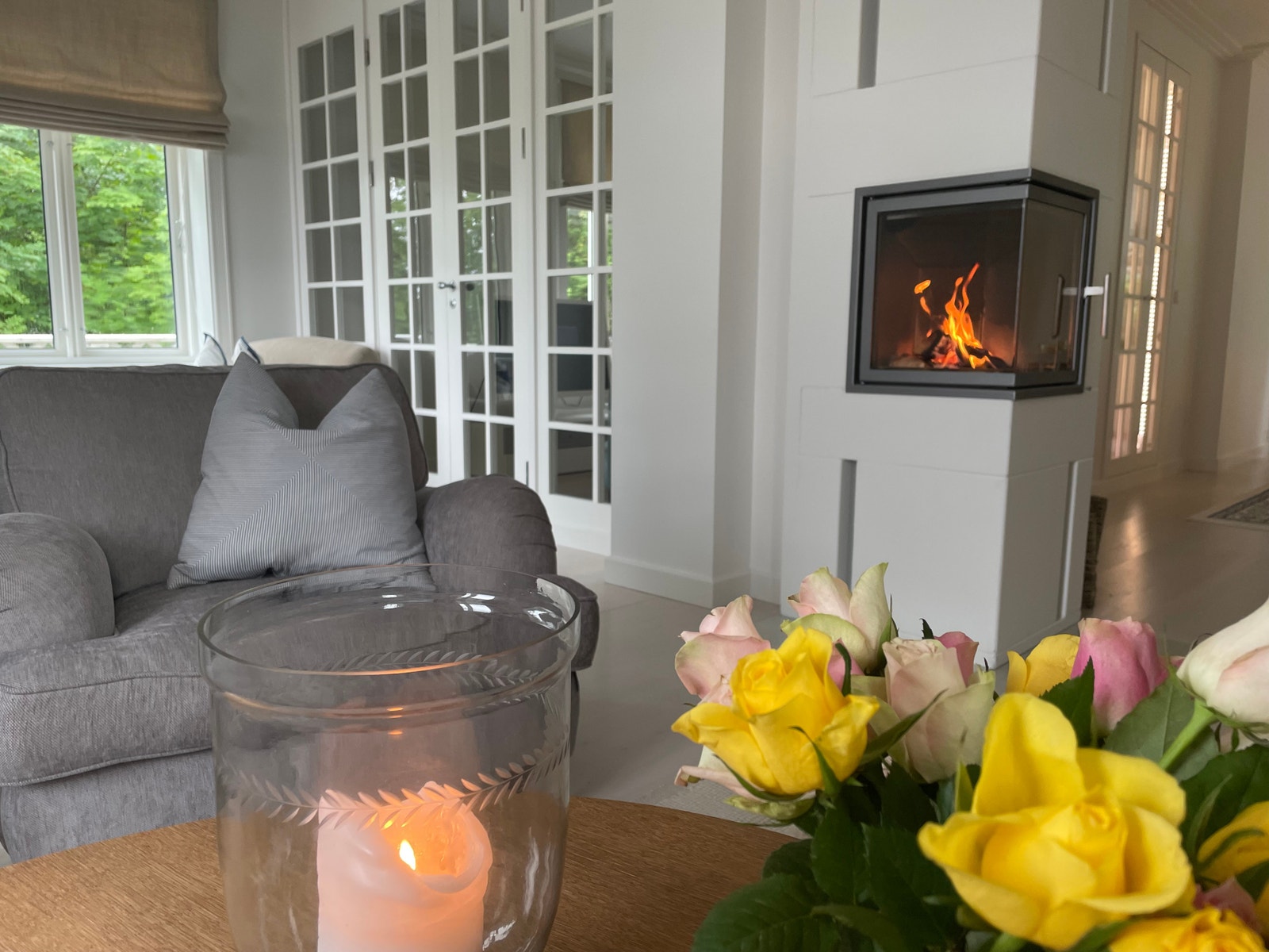 Stue og peis Galleribilde