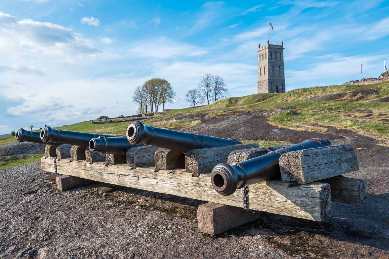 Prosjektet ligger kun 10 minutters kjøring fra Tønsberg sentrum, her med Slottsfjellet. Galleribilde