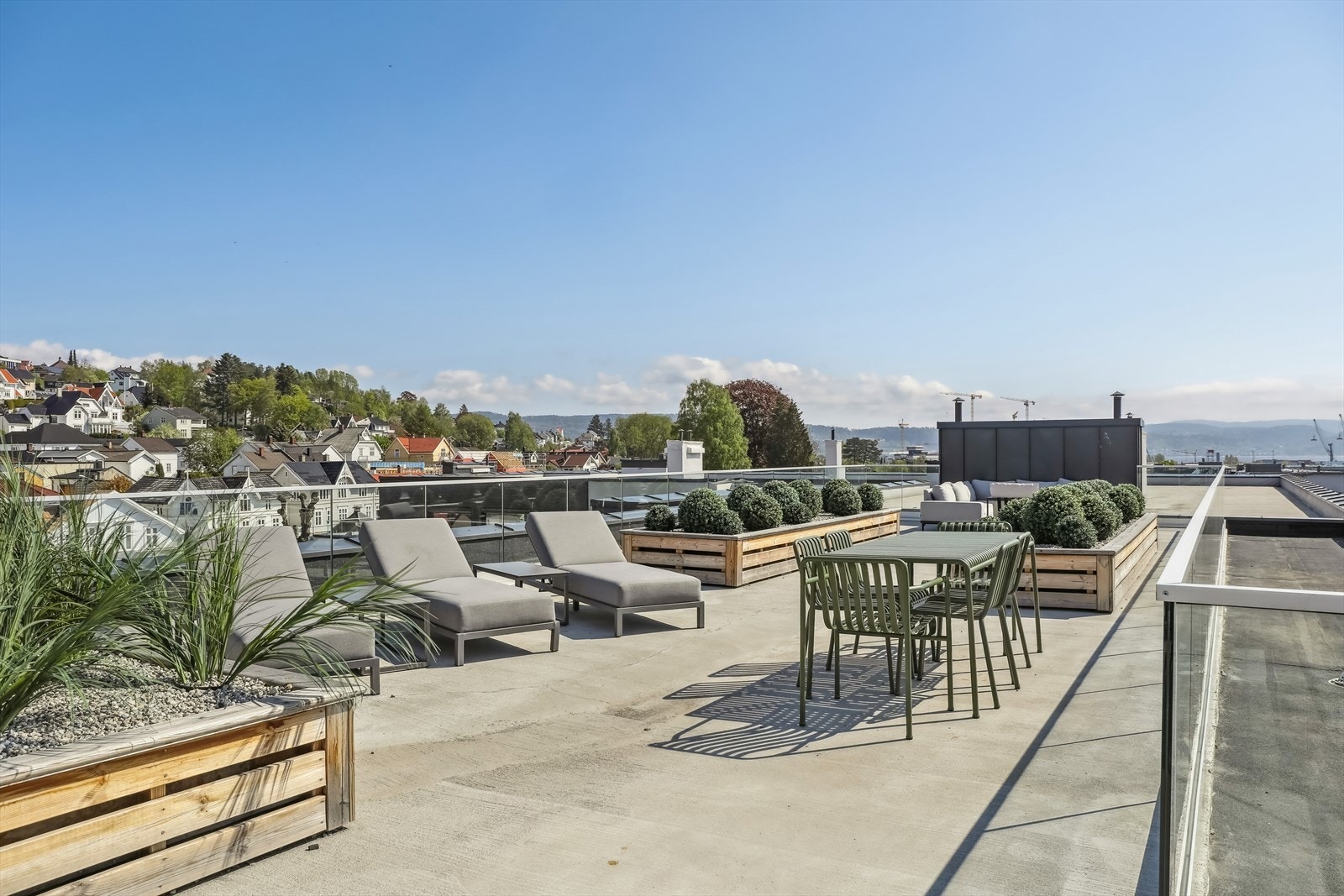 Panoramautsikt takterrasse Galleribilde