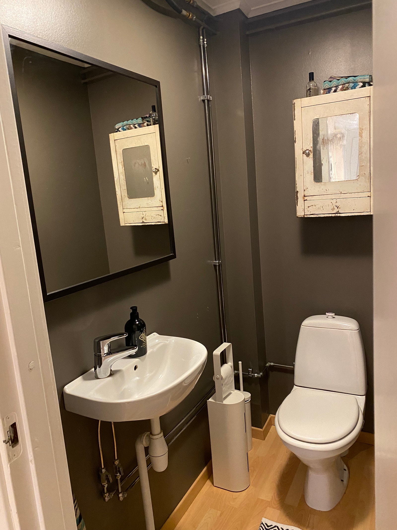 Eget separat toalett med vask Galleribilde