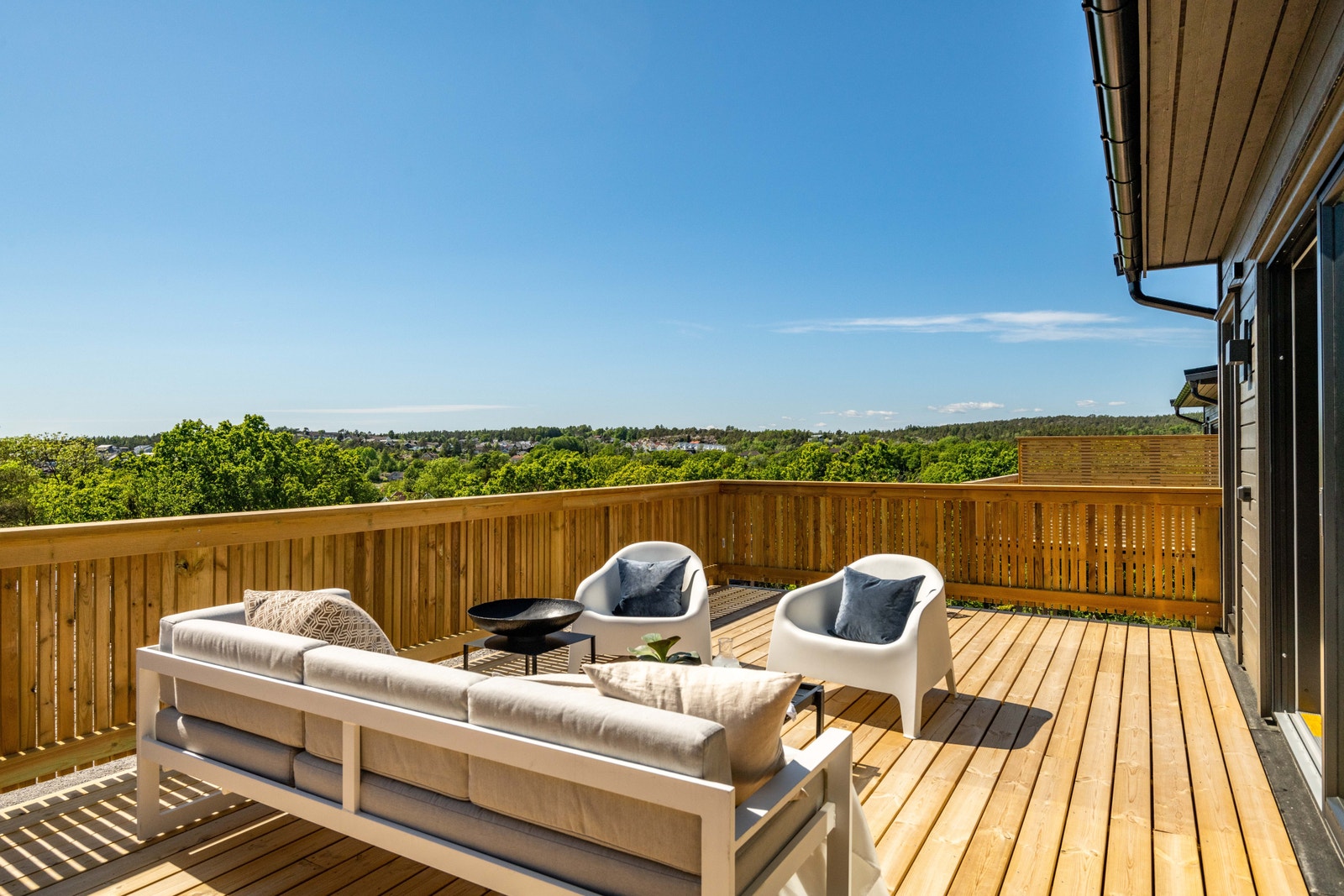 fra boligen på 140 m2 Galleribilde