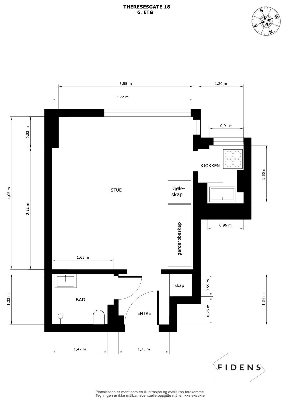 Plantegning Galleribilde
