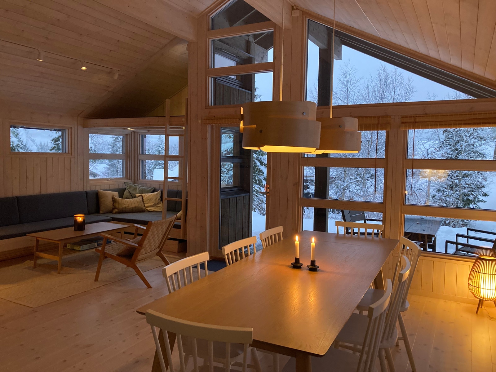 Åpen stue-og kjøkkenløsning Galleribilde