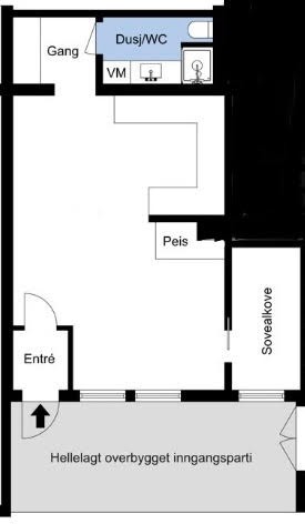 Plantegning Galleribilde