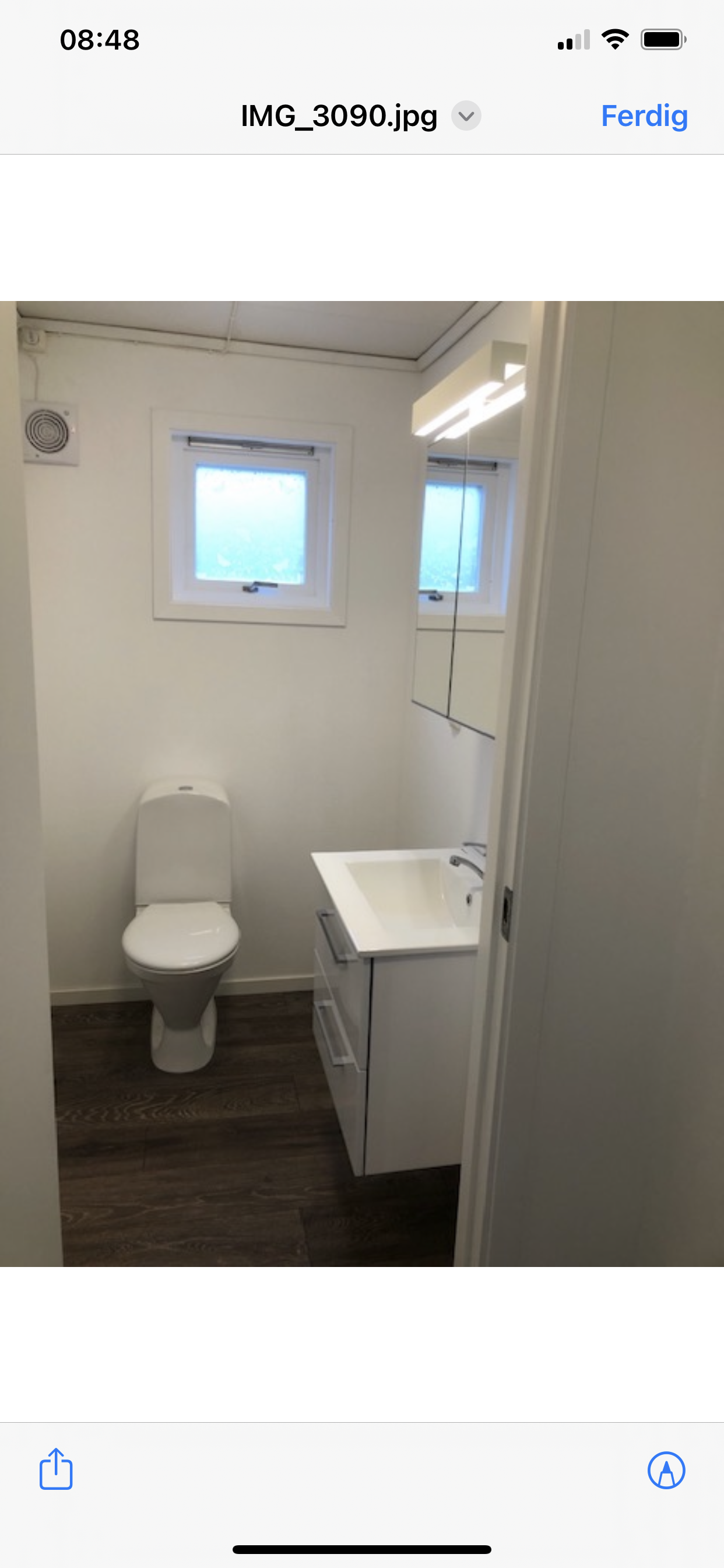 Wc rom mellom hybel 3 og 4 Galleribilde