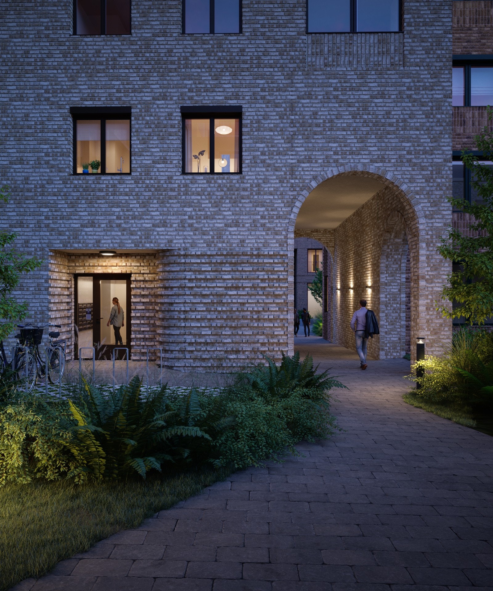 Flotte portaler og inngangspartier til prosjektet Galleribilde