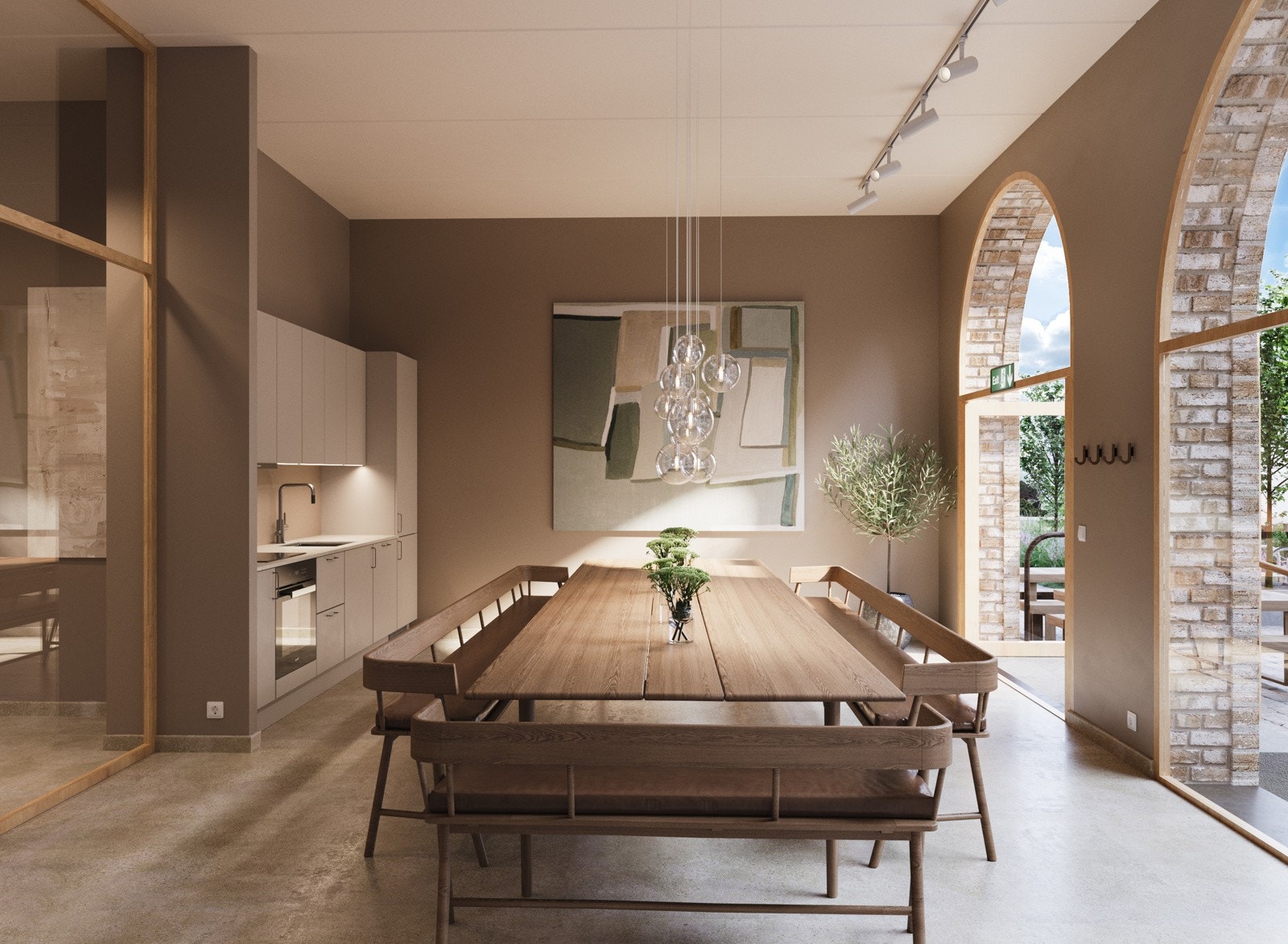 Felleslokalet kan benyttes av beboere i borettslaget Galleribilde