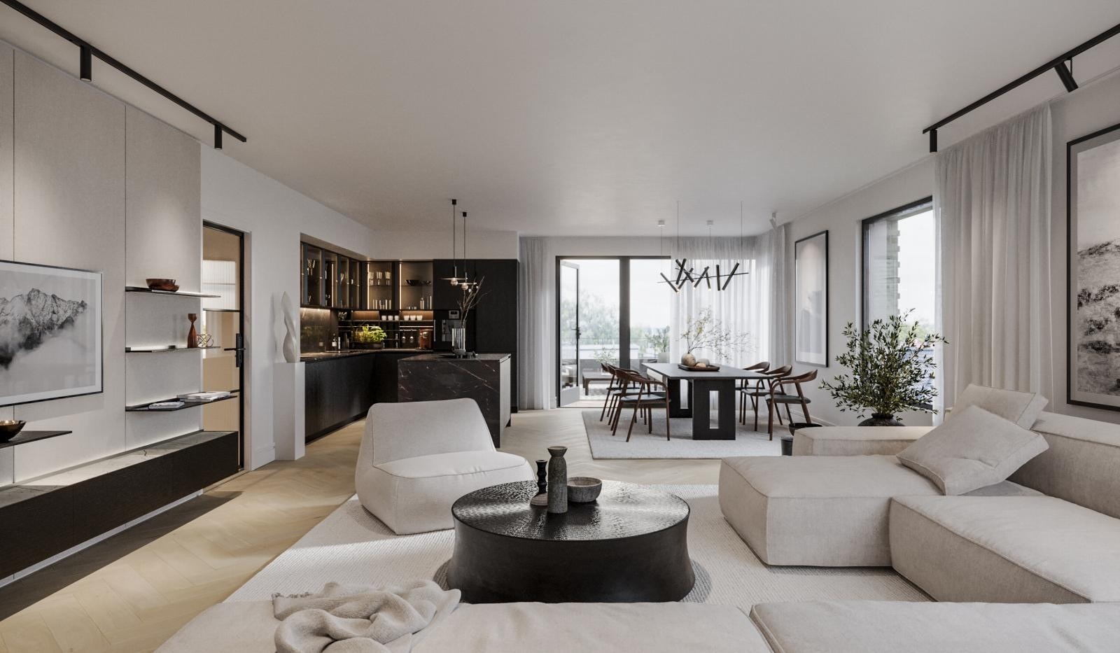 Fullspekket tilvalgspakke på leilighet A3 med innredning fra bl.a. vår samarbeidspartner ExpoNova. Bildet er av illustrativ karakter. Avvik kan forekomme. Galleribilde