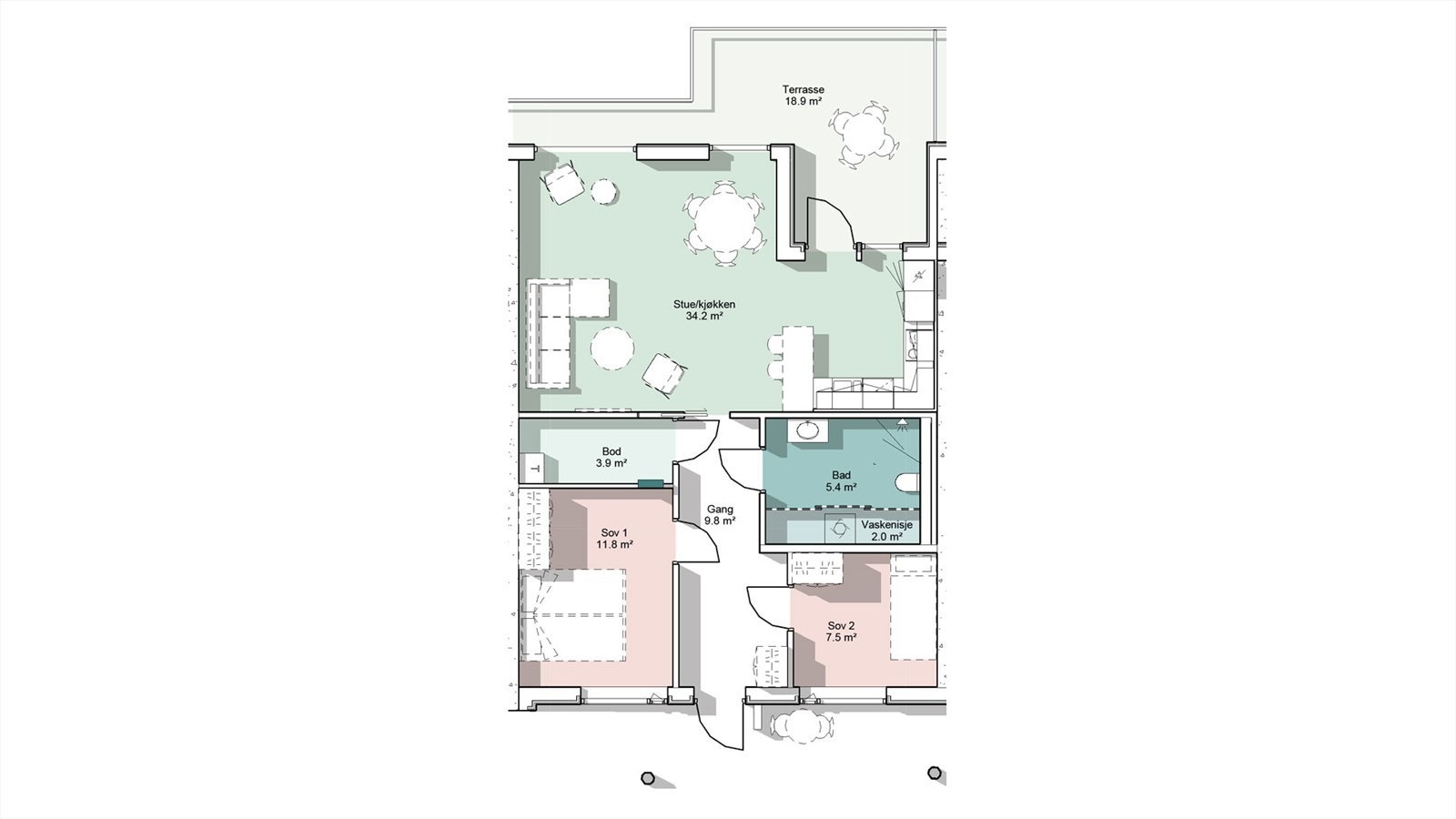 Plantegning Galleribilde