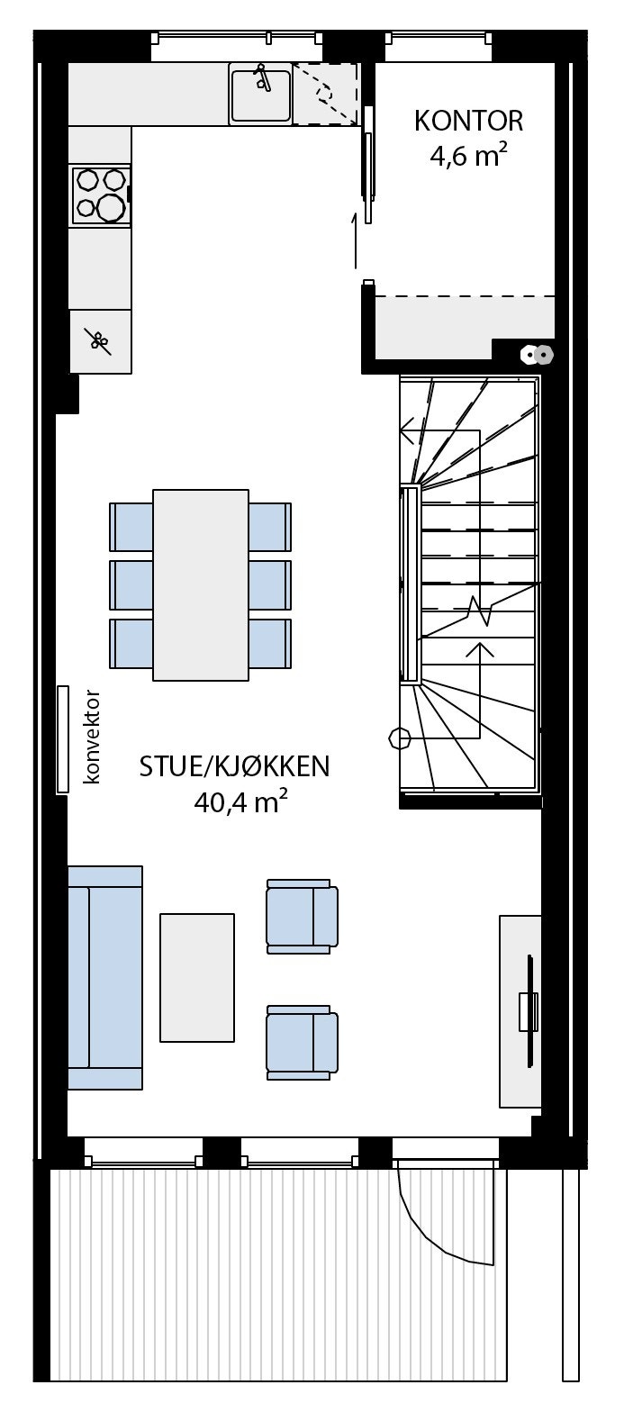 1. etg. Galleribilde