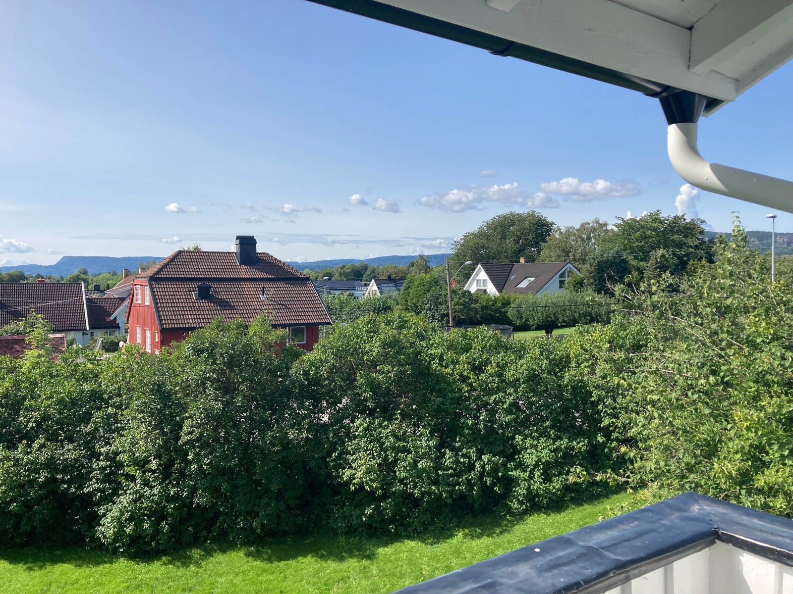 Utsyn fra balkongen Galleribilde