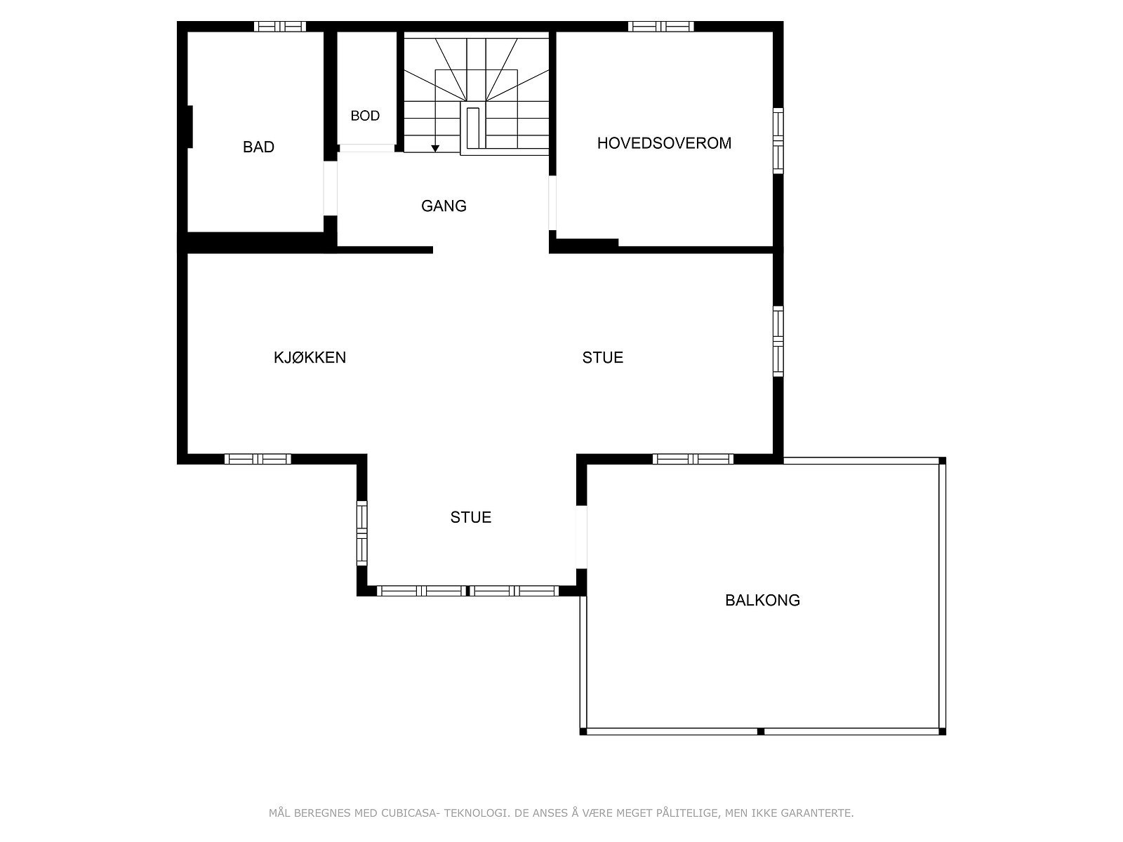 Plantegning oppe Galleribilde
