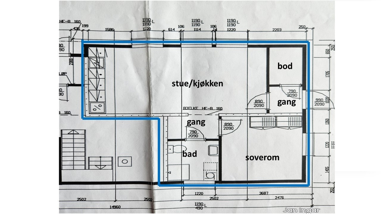 Plantegning Galleribilde