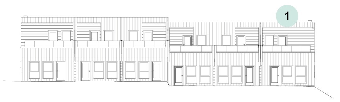 Fasade mot sørvest Galleribilde